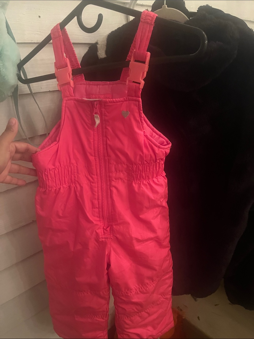 Carter's Hot Pink Girls' Snowsuit Overalls